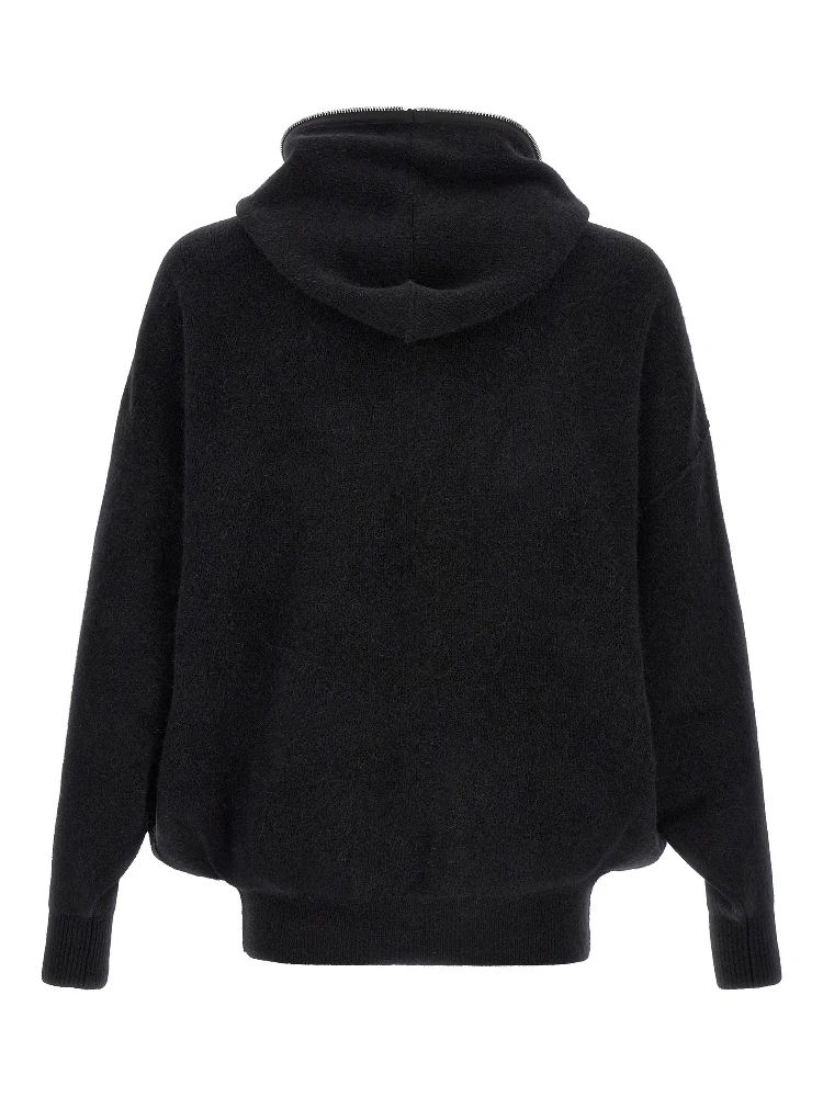 Black Marabou Sweatshirt alternative