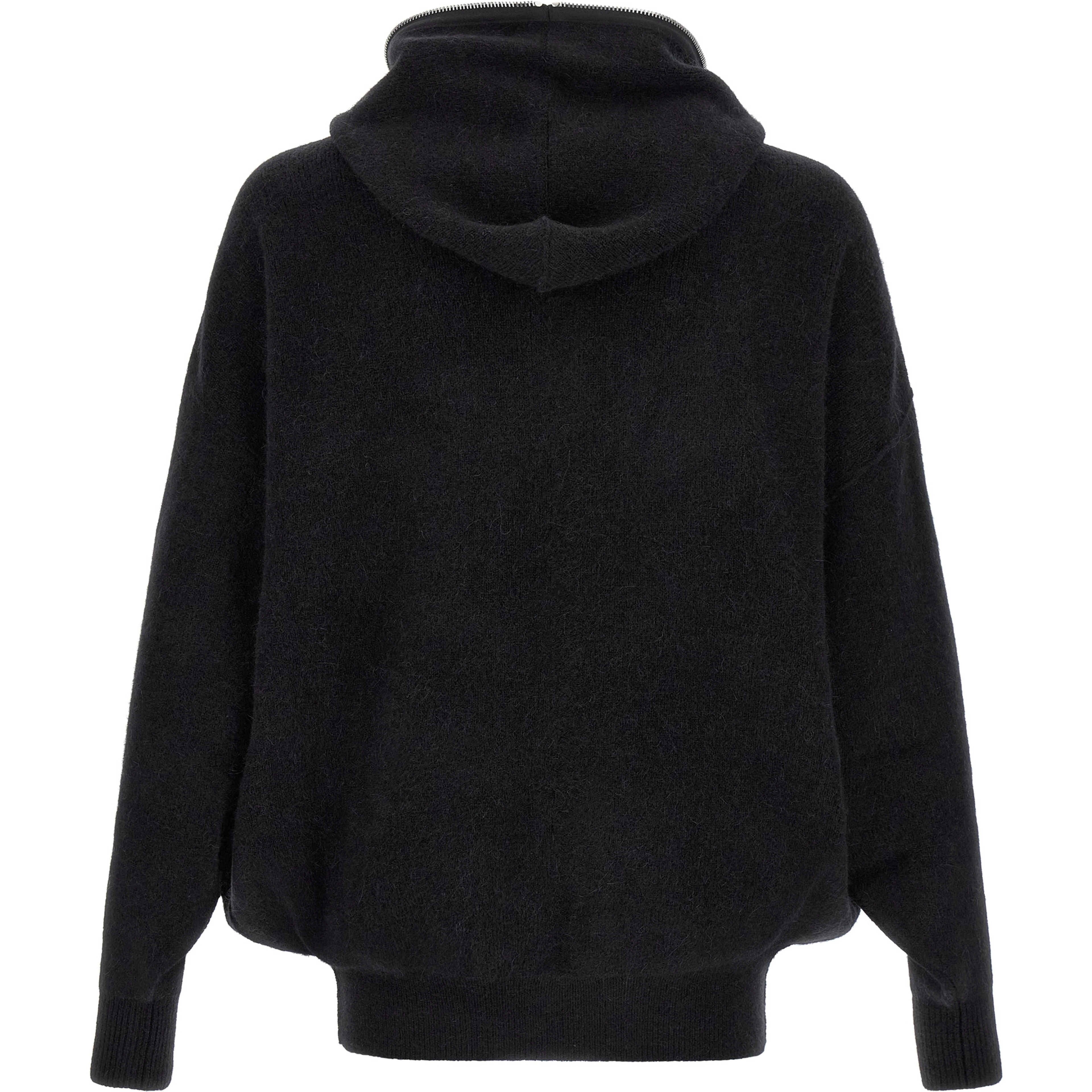 Black Marabou Sweatshirt