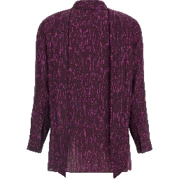 Purple Silk Blouse