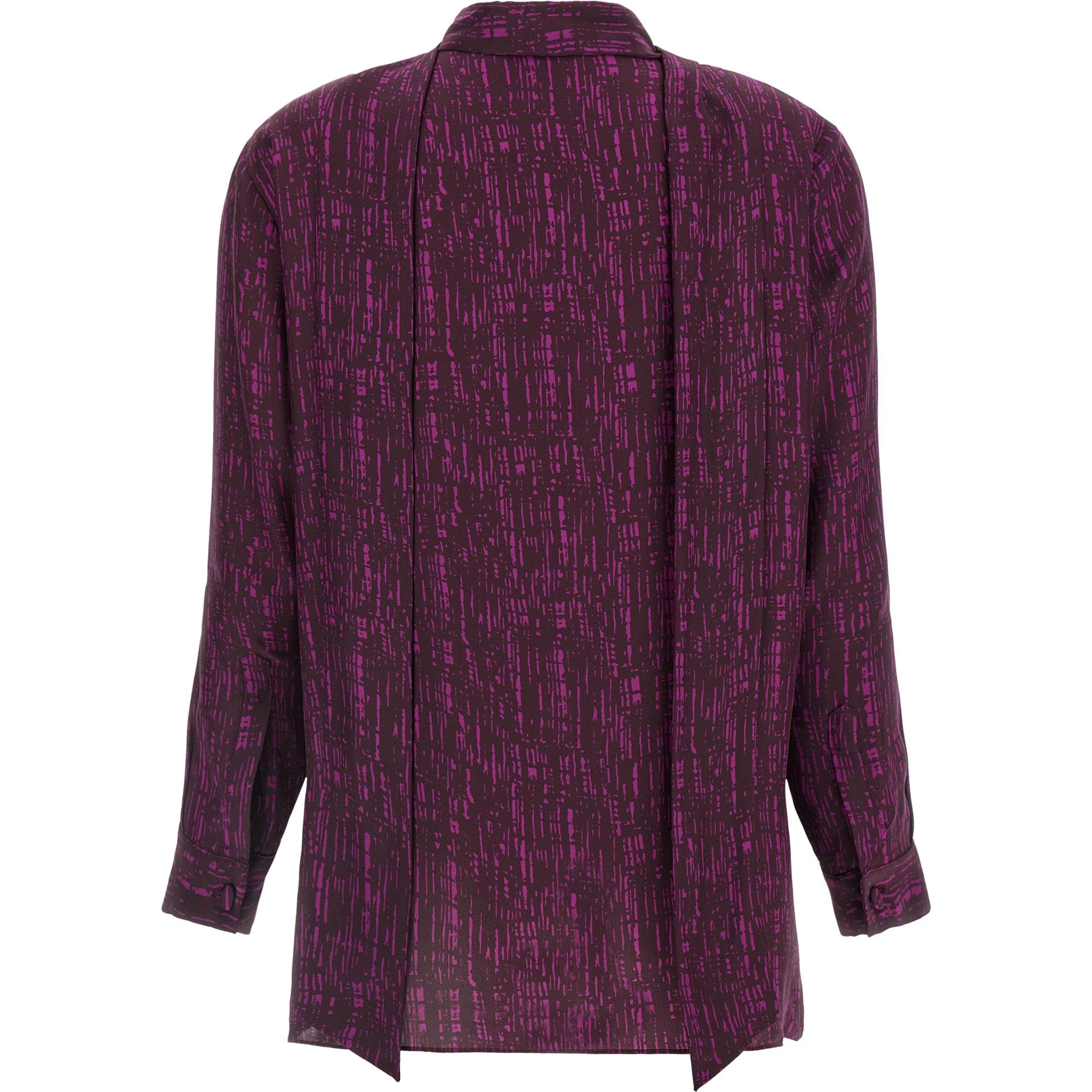 Purple Silk Blouse