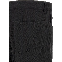 Black Cotton Relaxed Fit Jeans