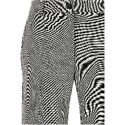 Gray Wool Flared Pants