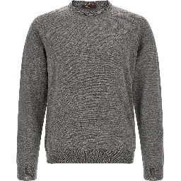 Gray Virgin Wool Cardigan