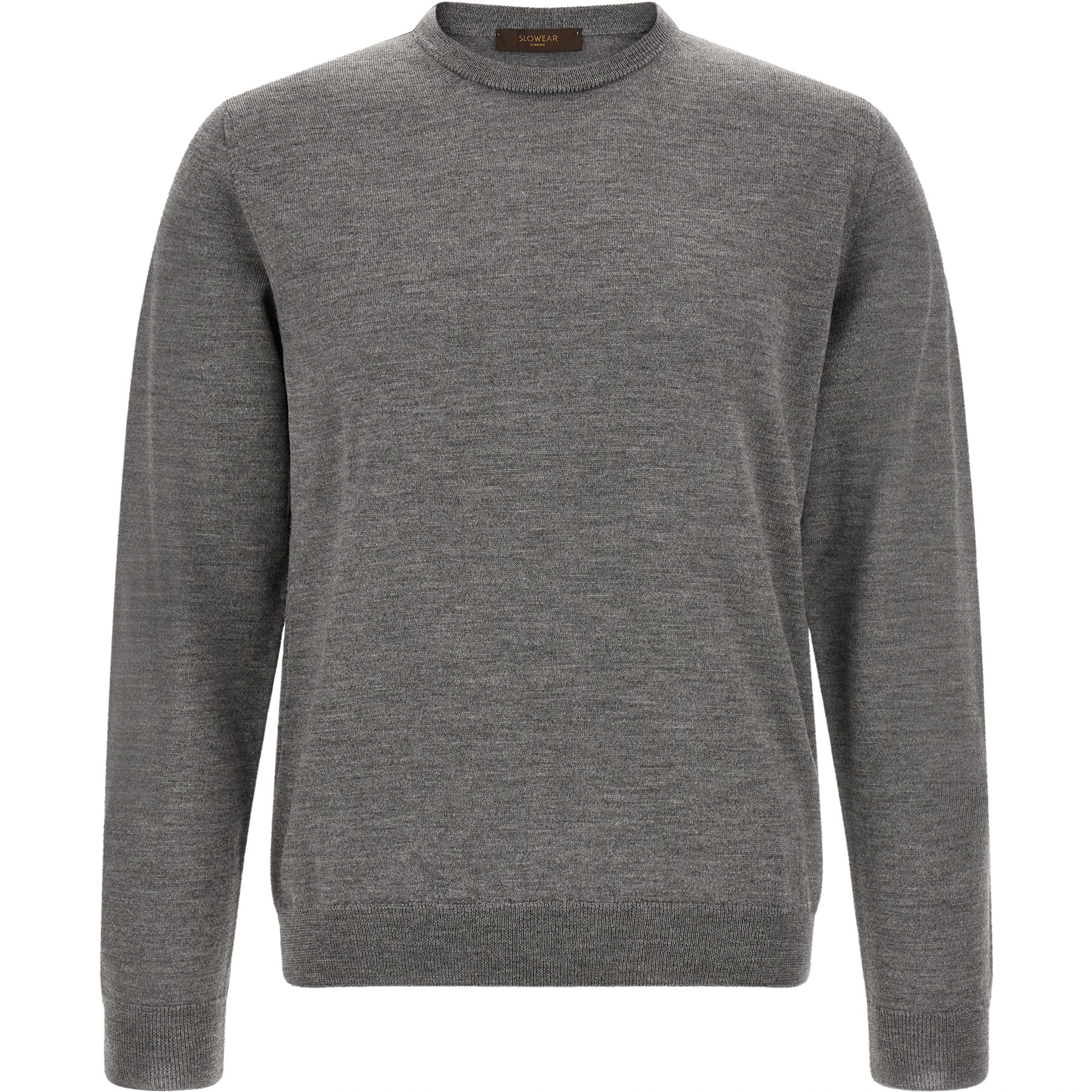 Gray Virgin Wool Cardigan