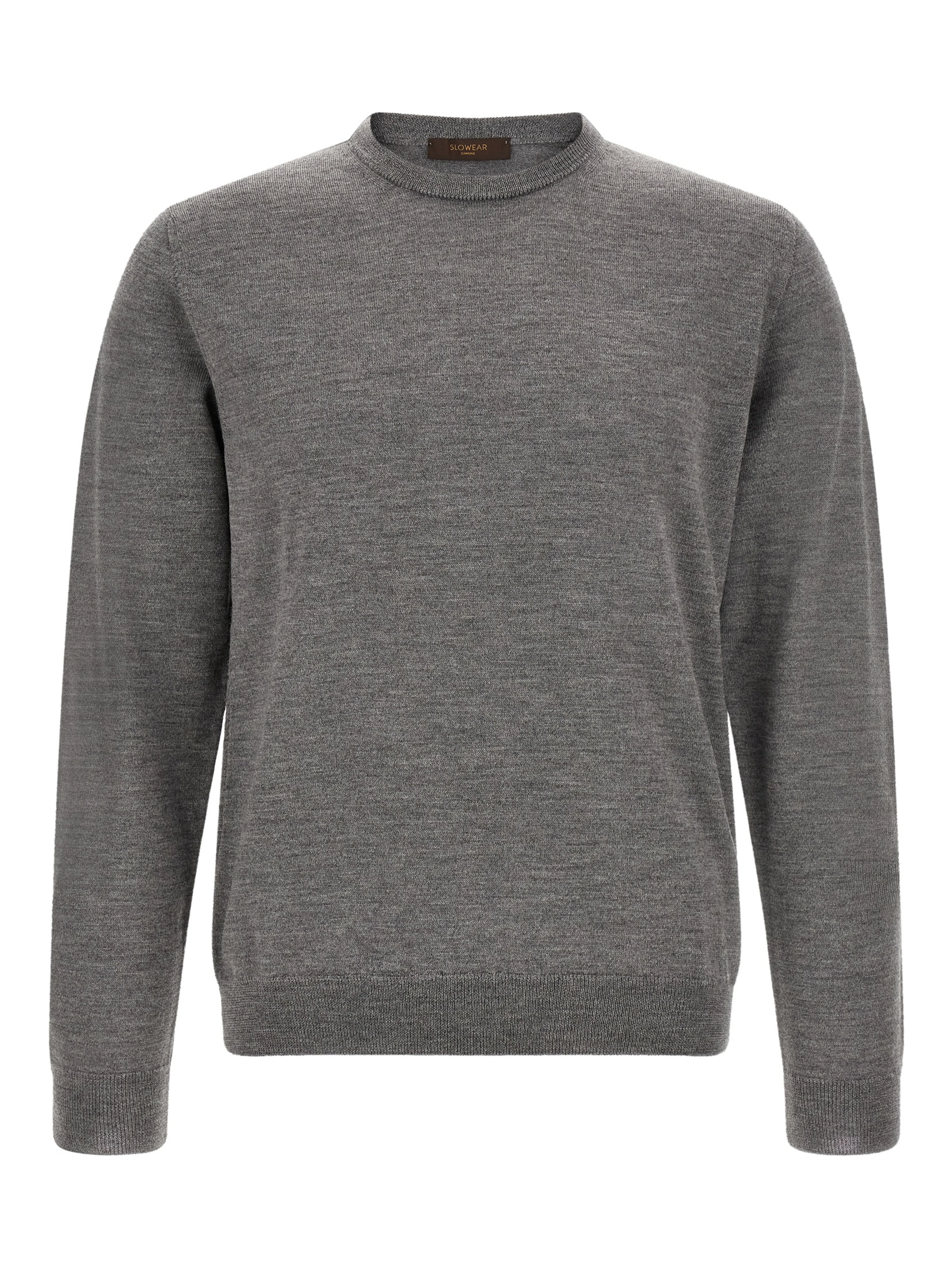 Gray Virgin Wool Cardigan