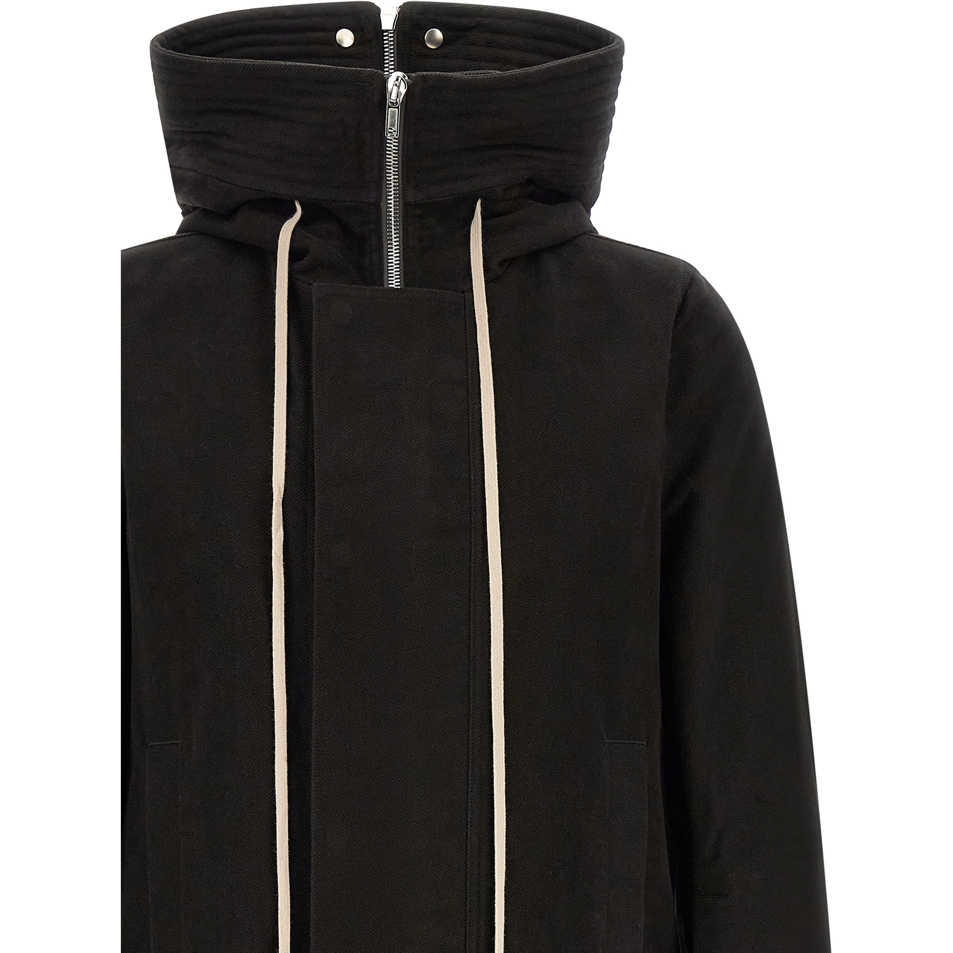 Black Cotton Parka