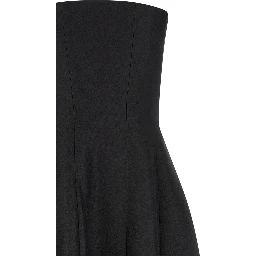 Black Wool Long Dress