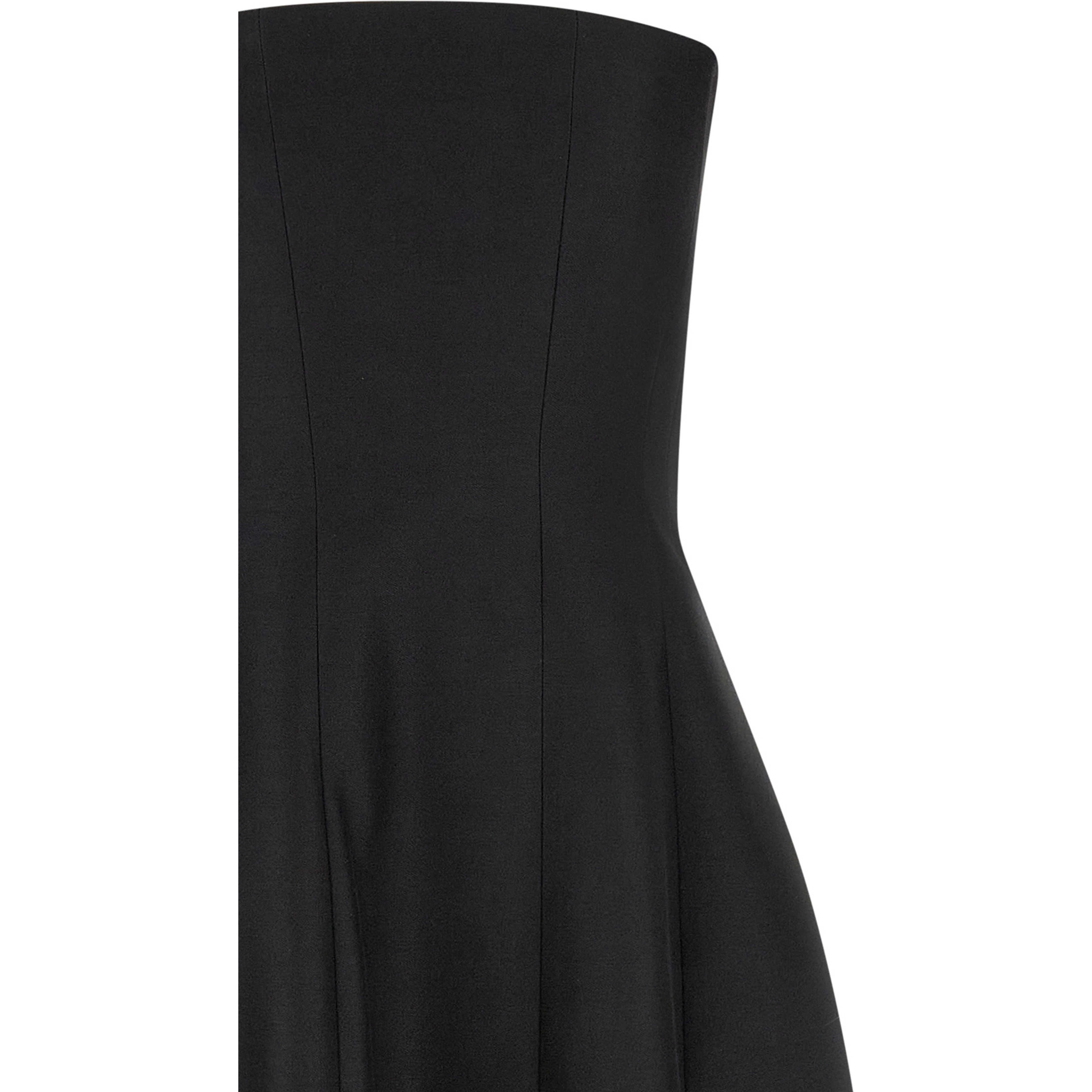 Black Wool Long Dress
