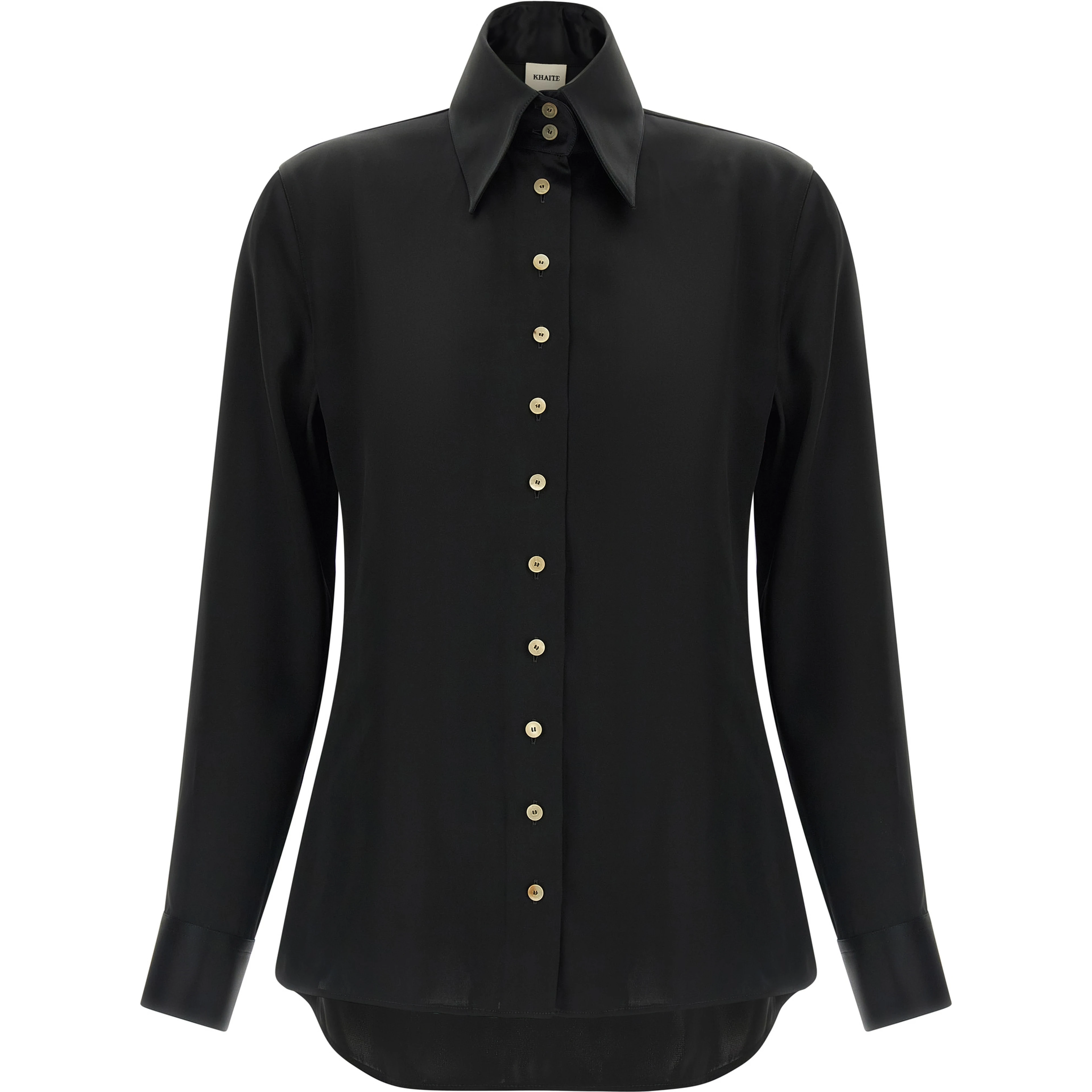 Black Acetate Blouse