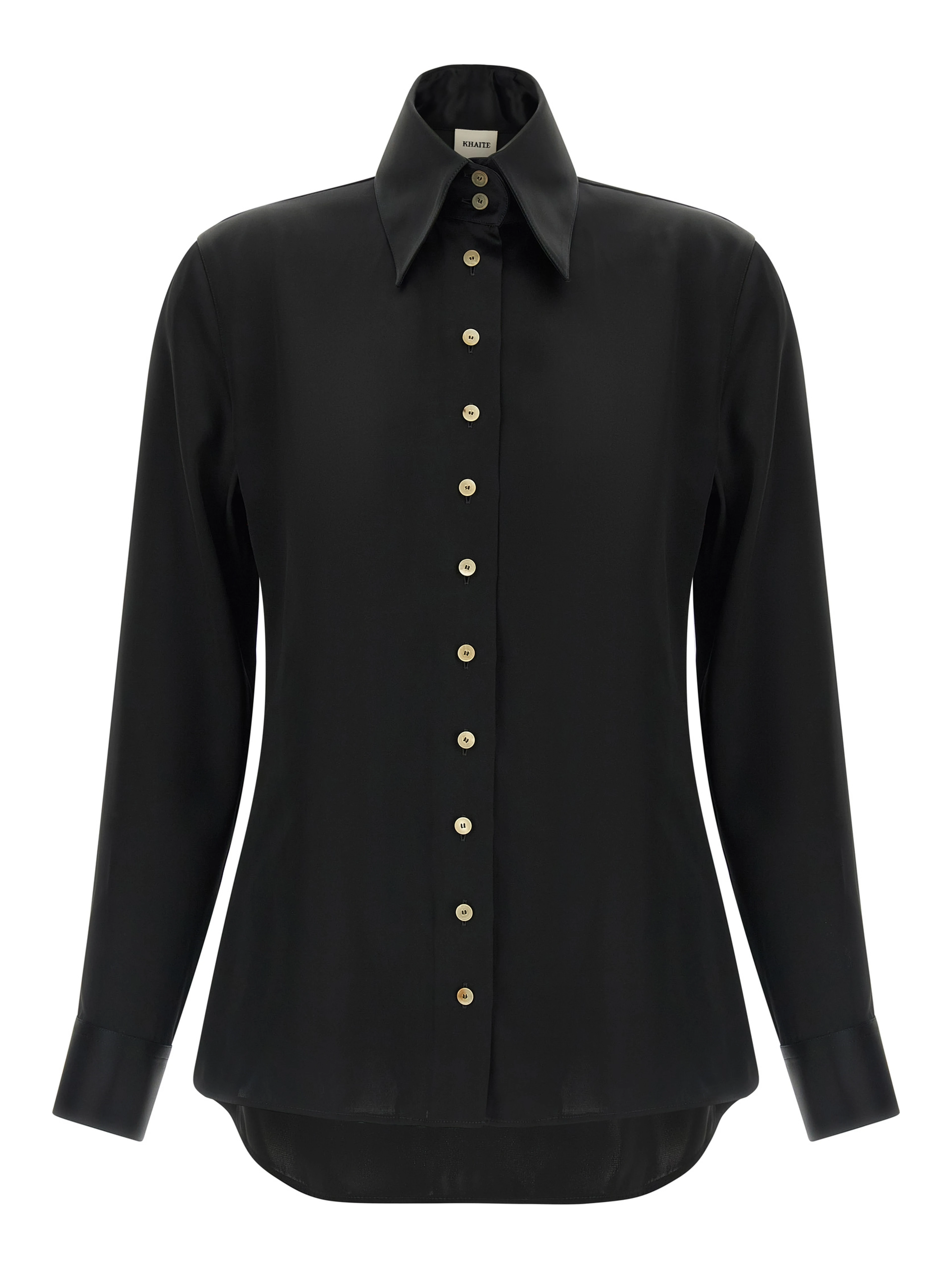 Black Acetate Blouse