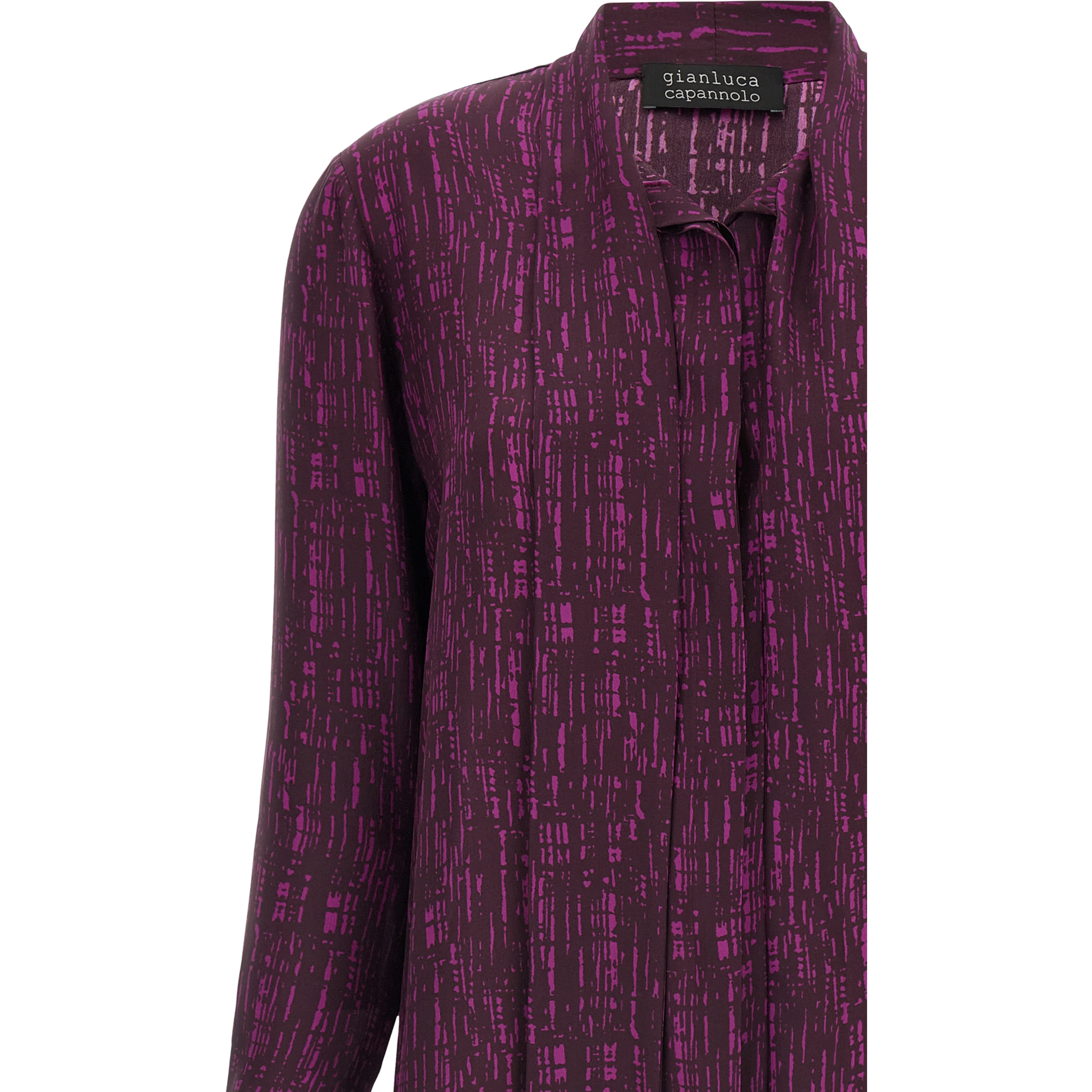 Purple Silk Blouse