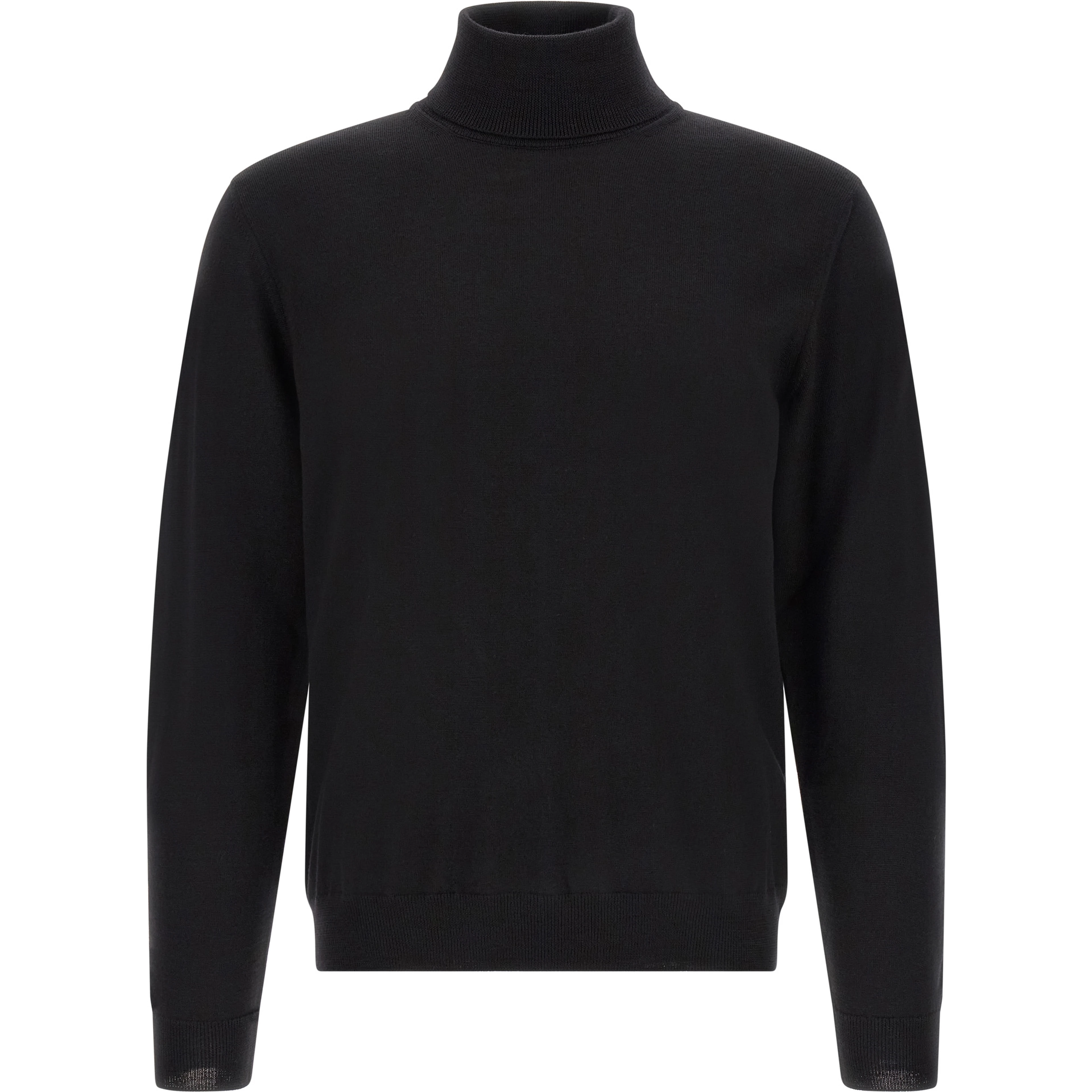 Black Virgin Wool Cardigan