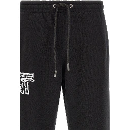 Black Cotton Joggers (Workout Pants)