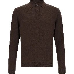 Brown Virgin Wool Cardigan