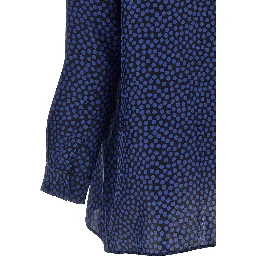 Blue Silk Blouse