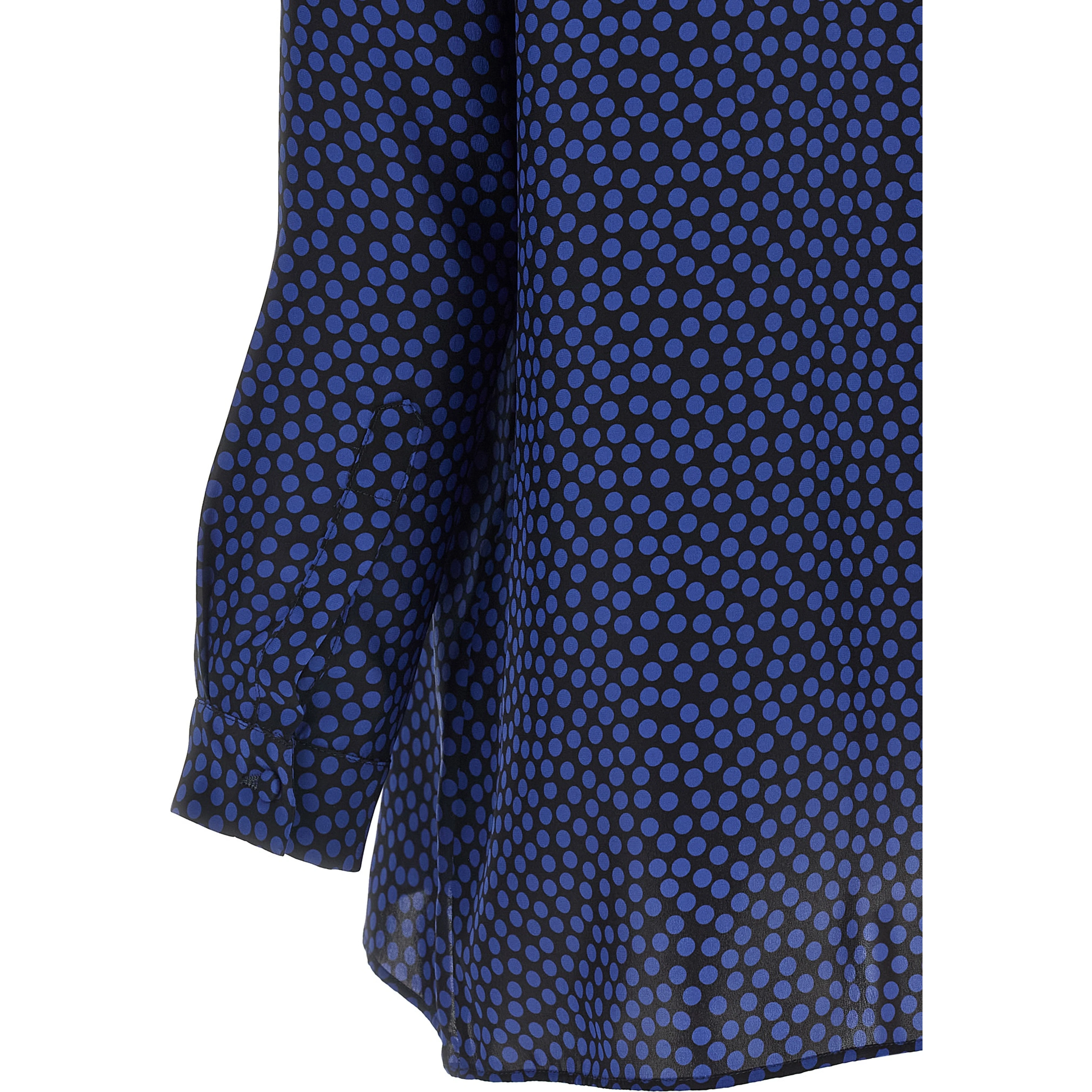 Blue Silk Blouse