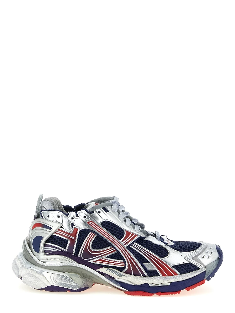 Multicolor Polyethylene Athletic Sneakers