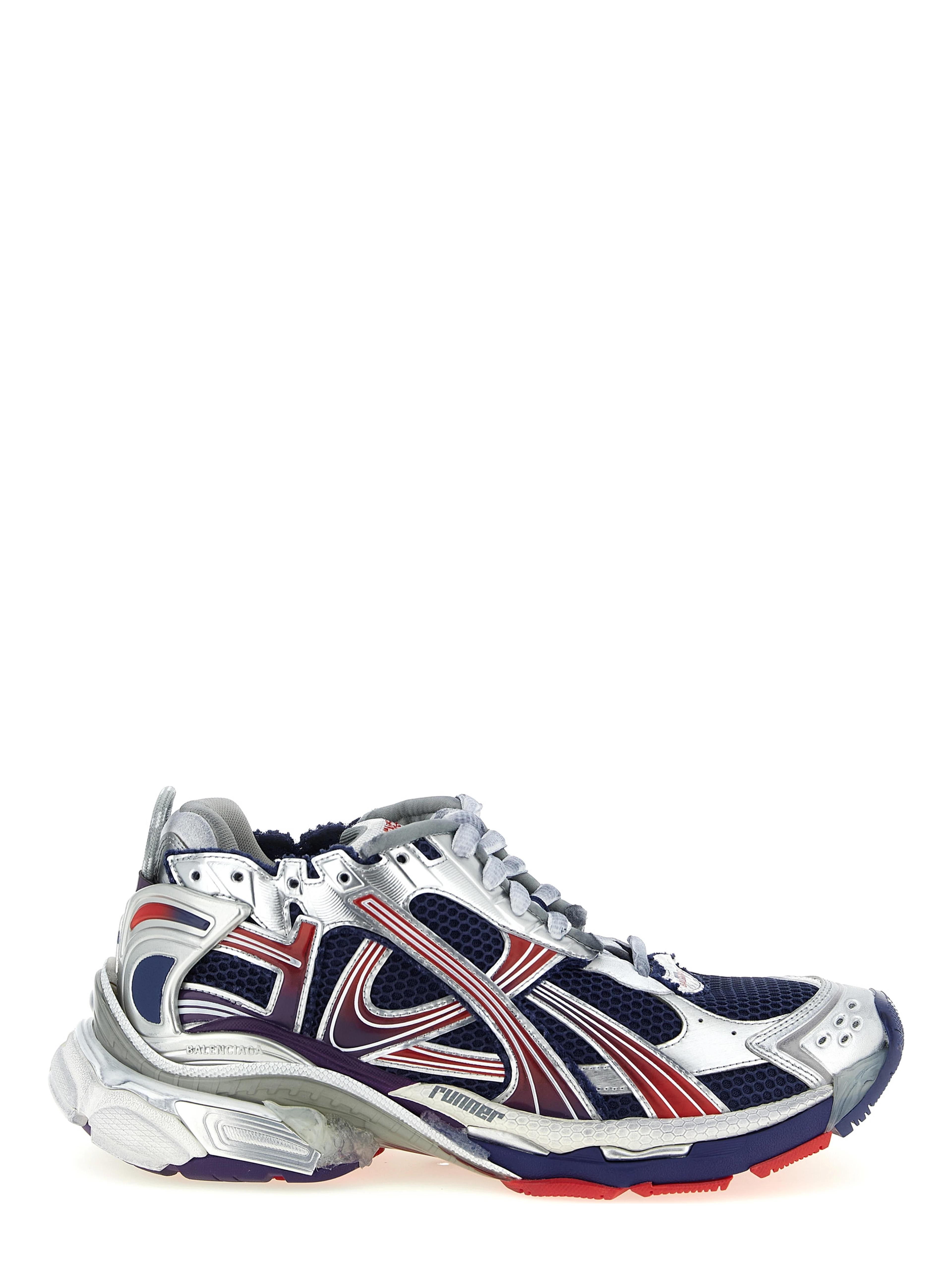 Multicolor Polyethylene Athletic Sneakers