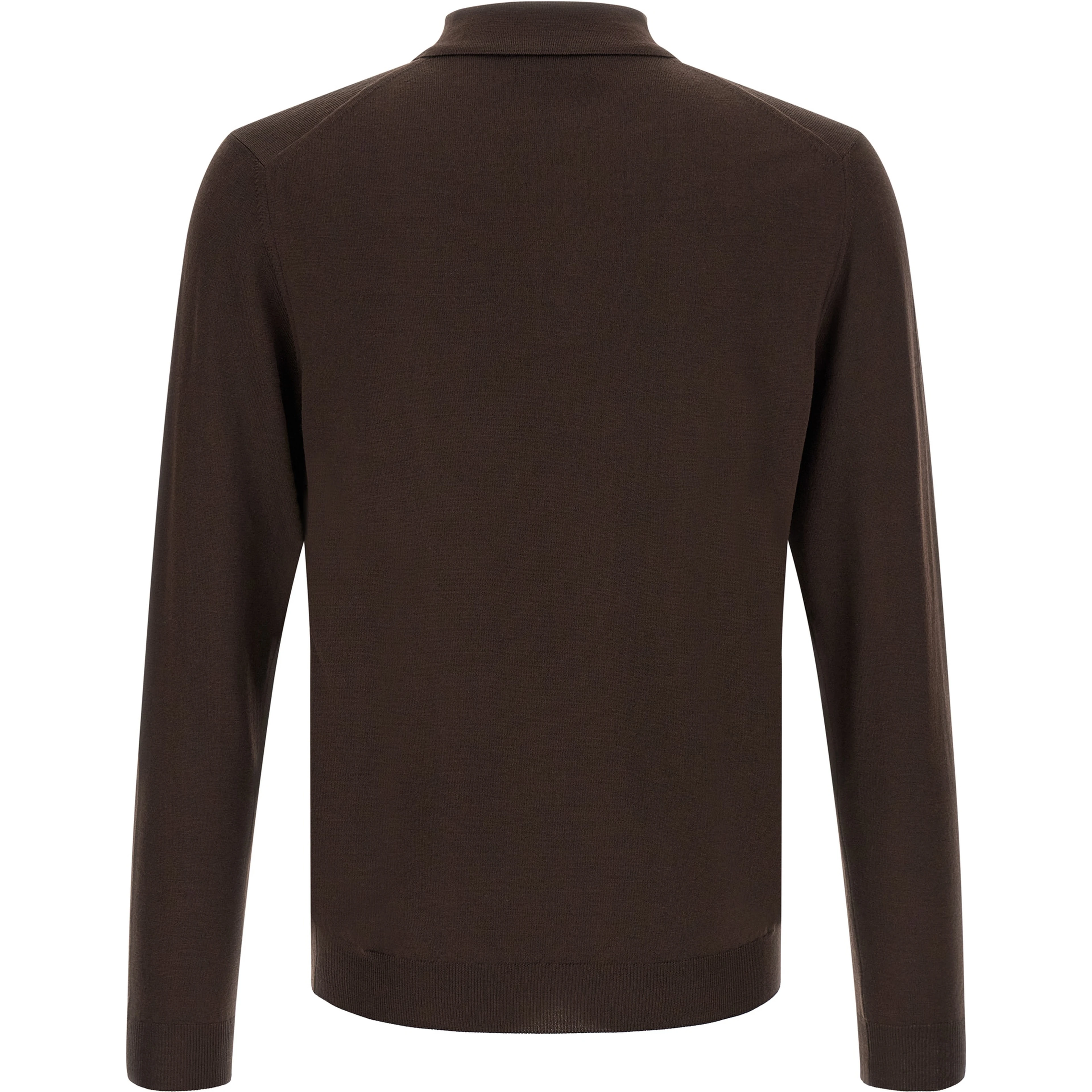 Brown Virgin Wool Cardigan