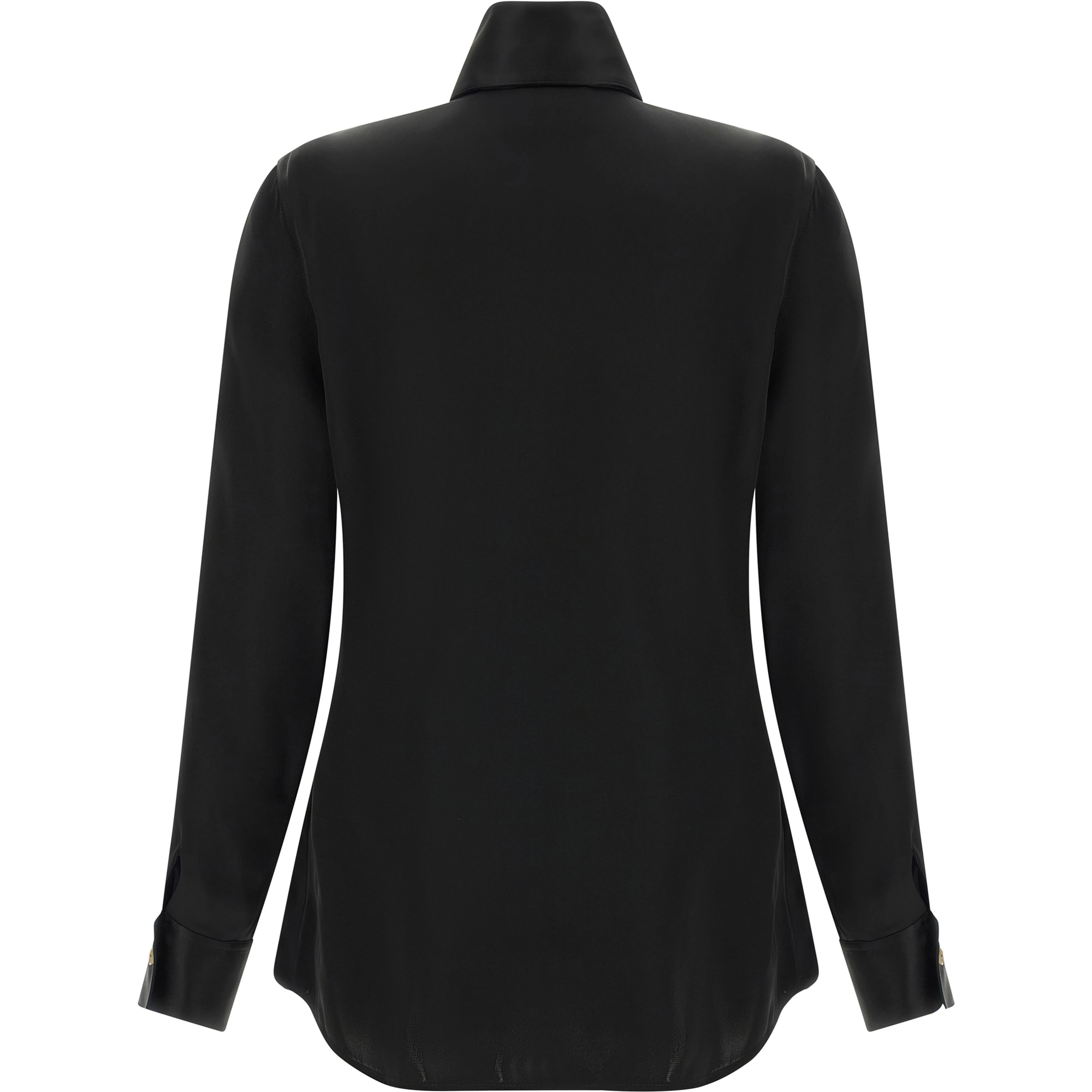 Black Acetate Blouse