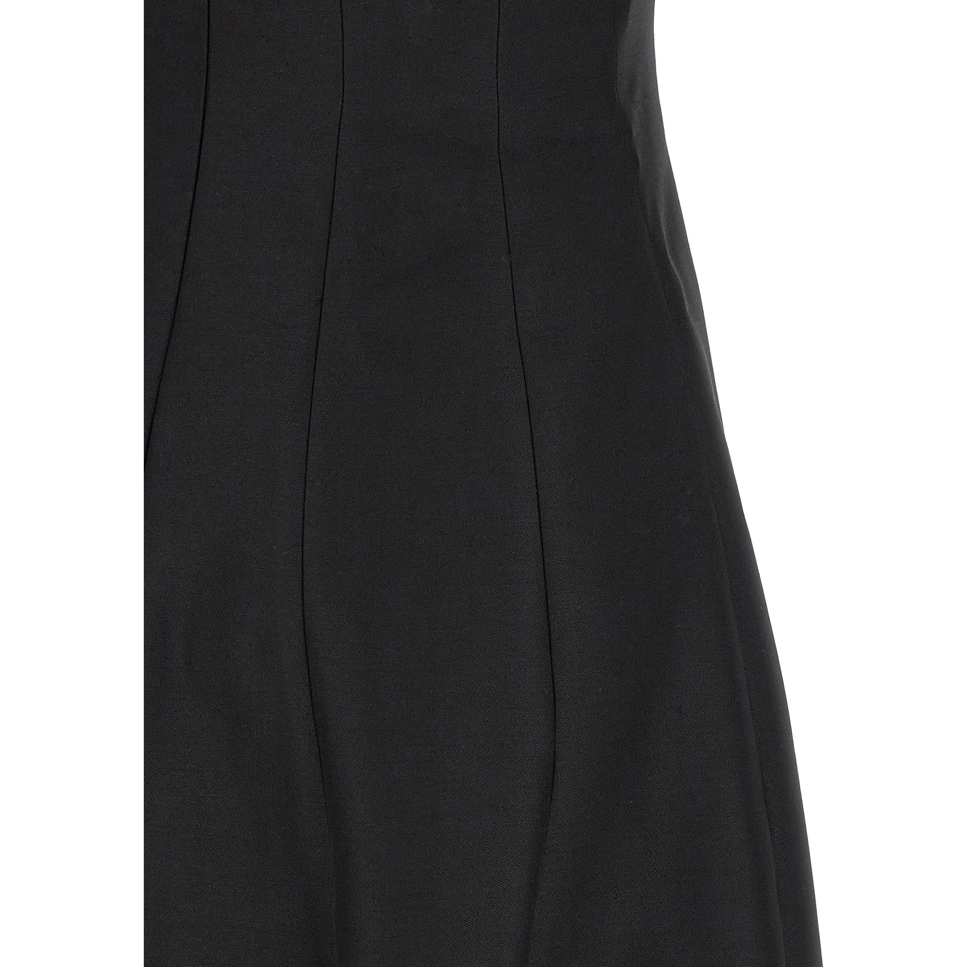 Black Wool Long Dress