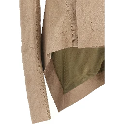 Beige Lamb Leather Leather Jacket