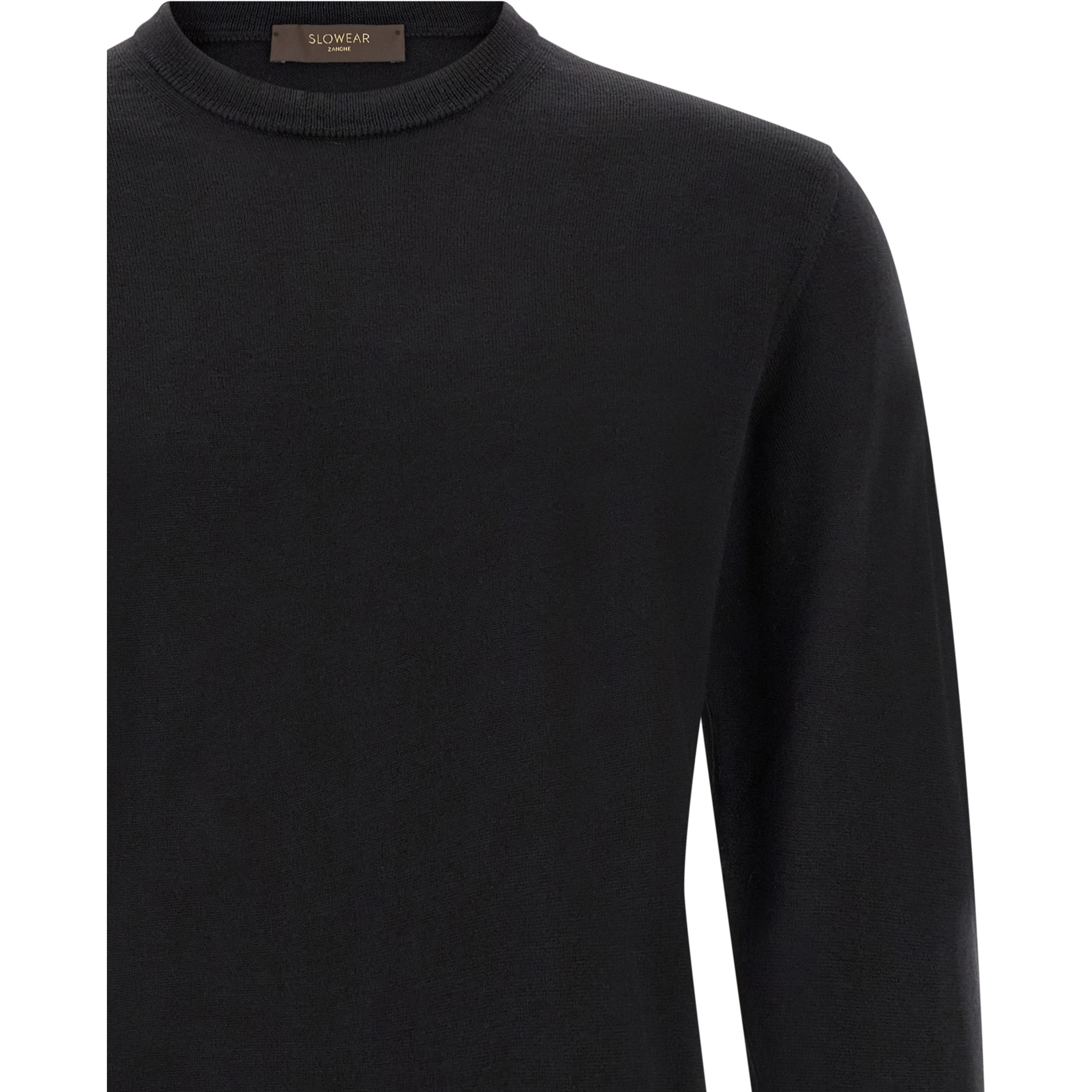 Black Virgin Wool Cardigan