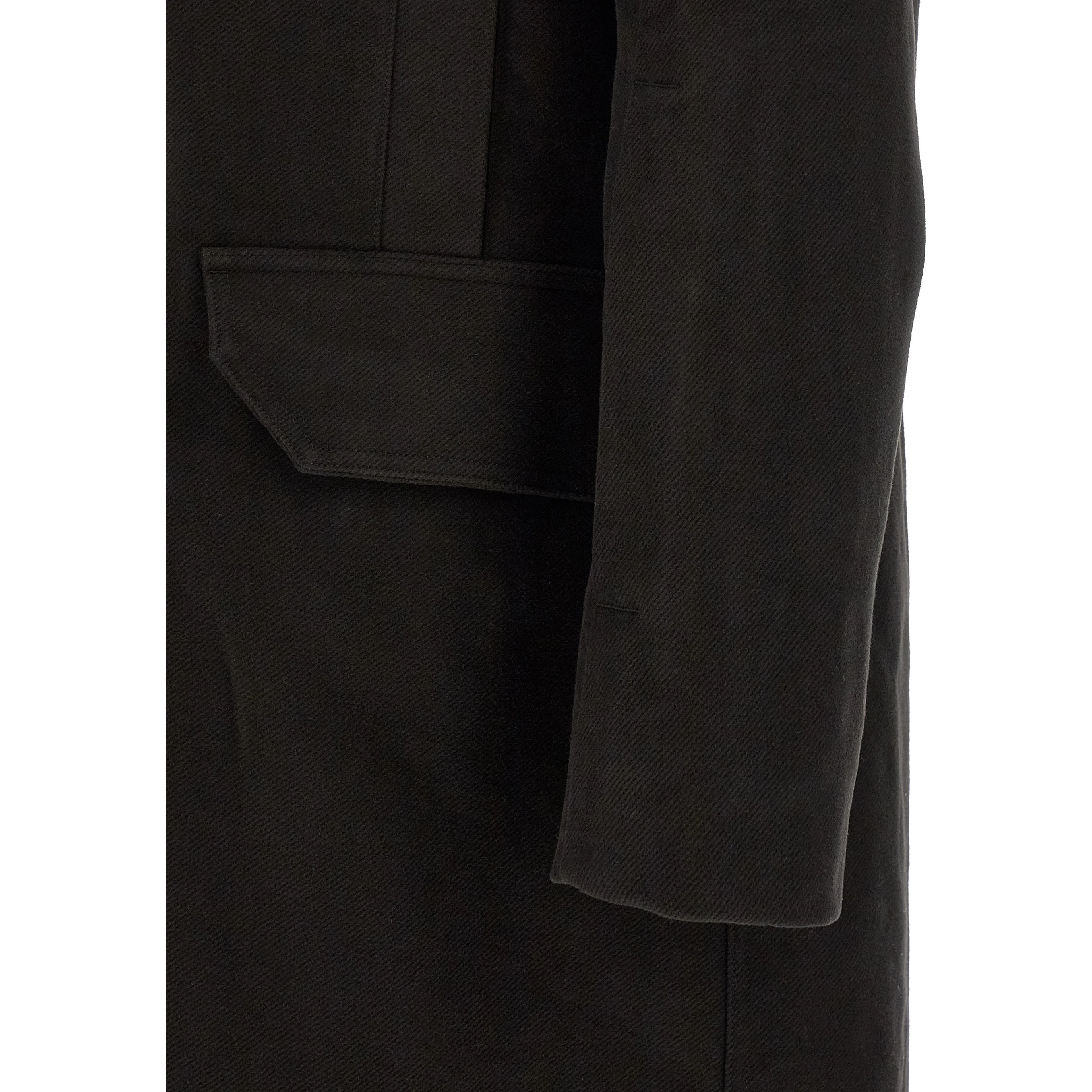 Black Cotton Parka