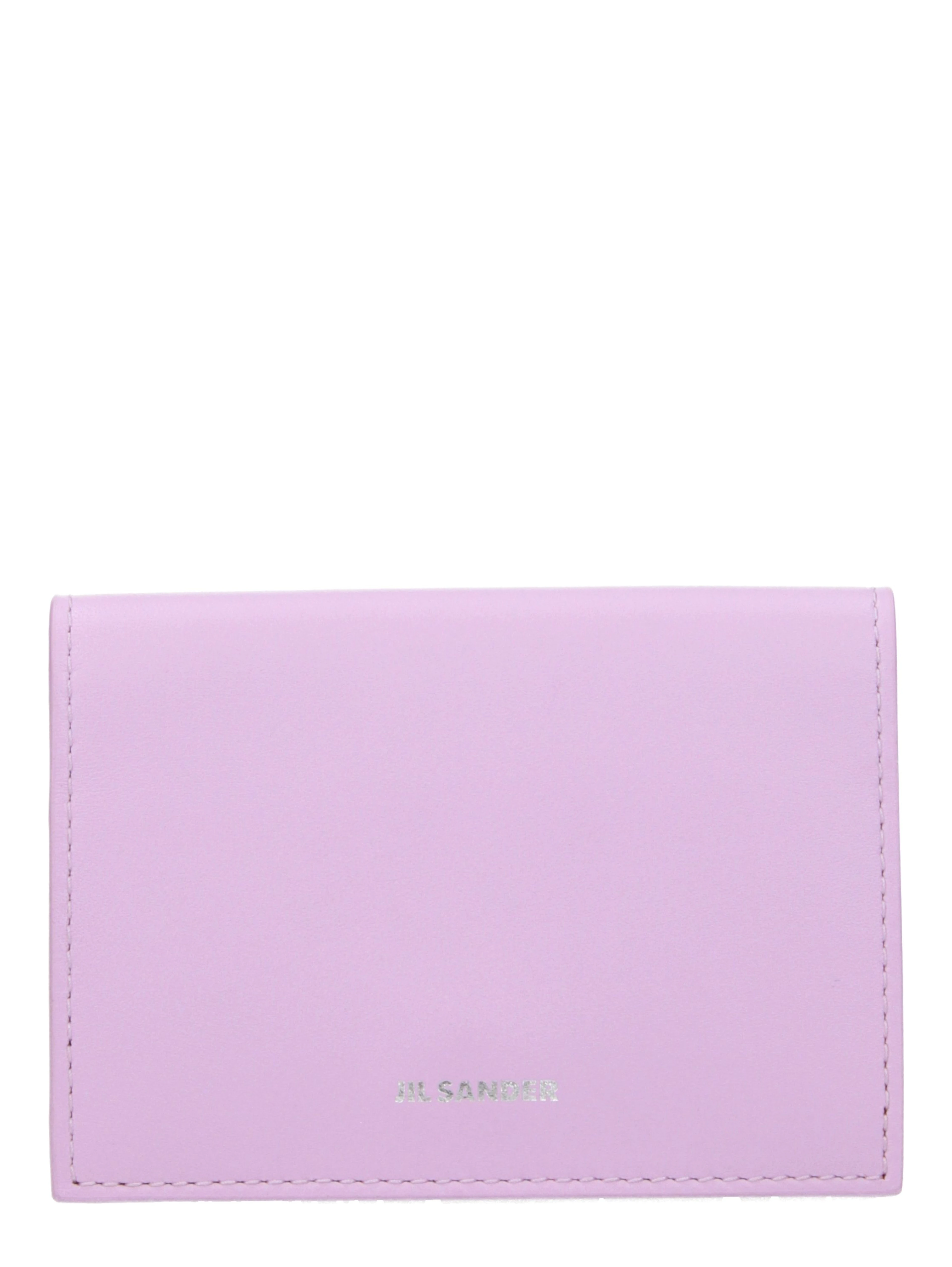 Pink Leather Cardholder