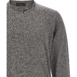 Gray Virgin Wool Cardigan