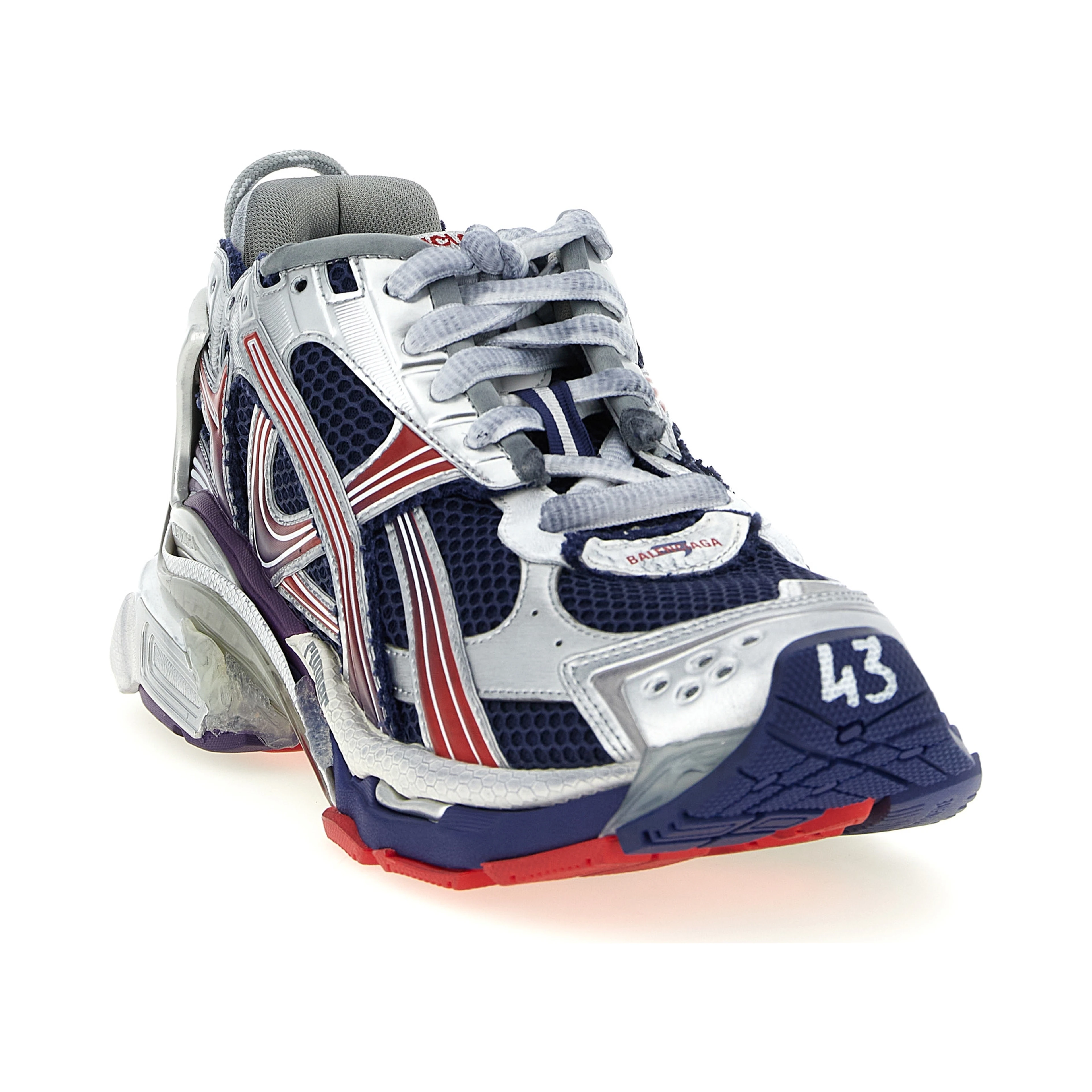 Multicolor Polyethylene Athletic Sneakers