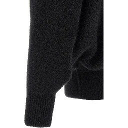 Black Marabou Sweatshirt