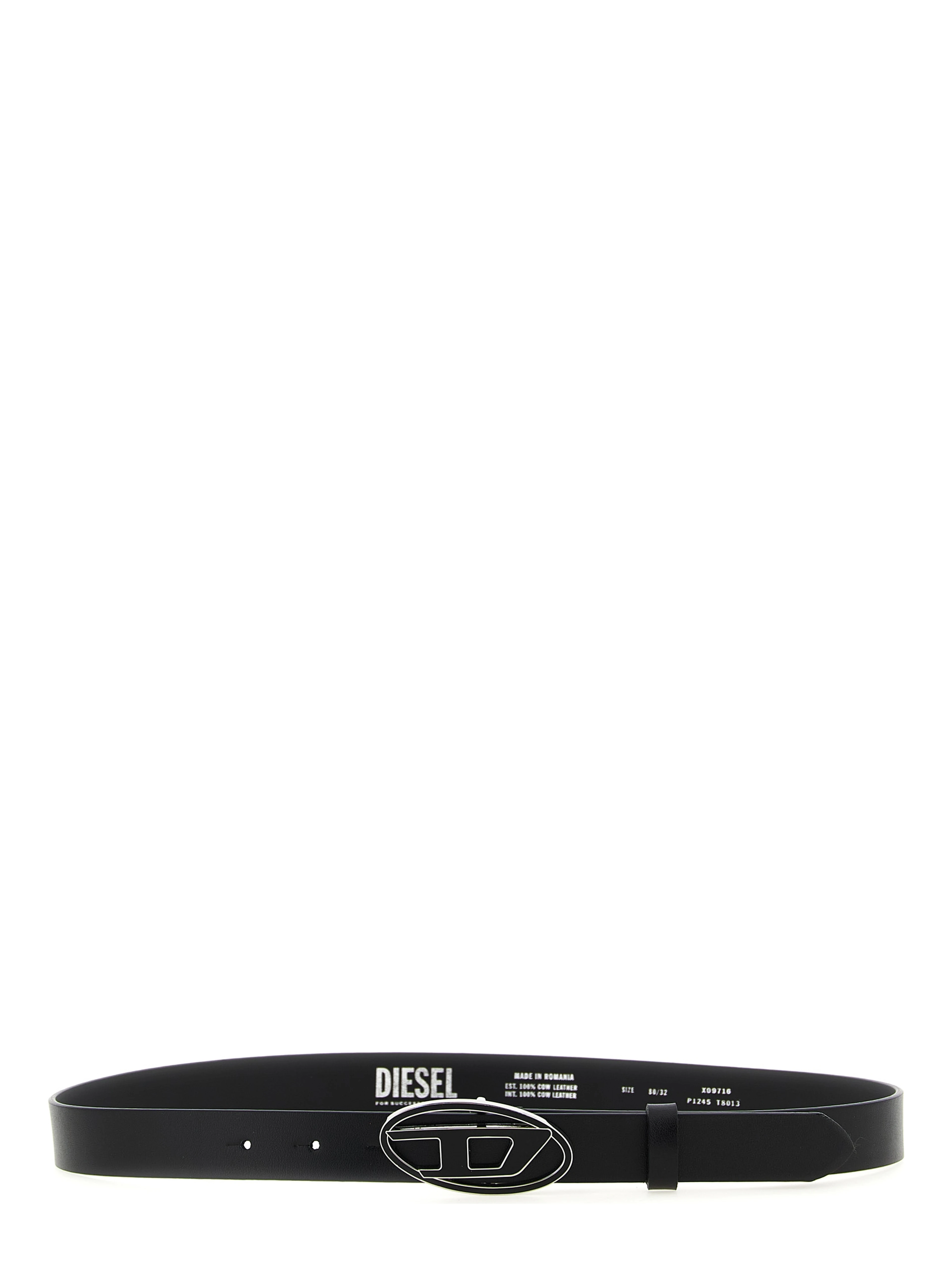 Black Other Fibres Regular Belt