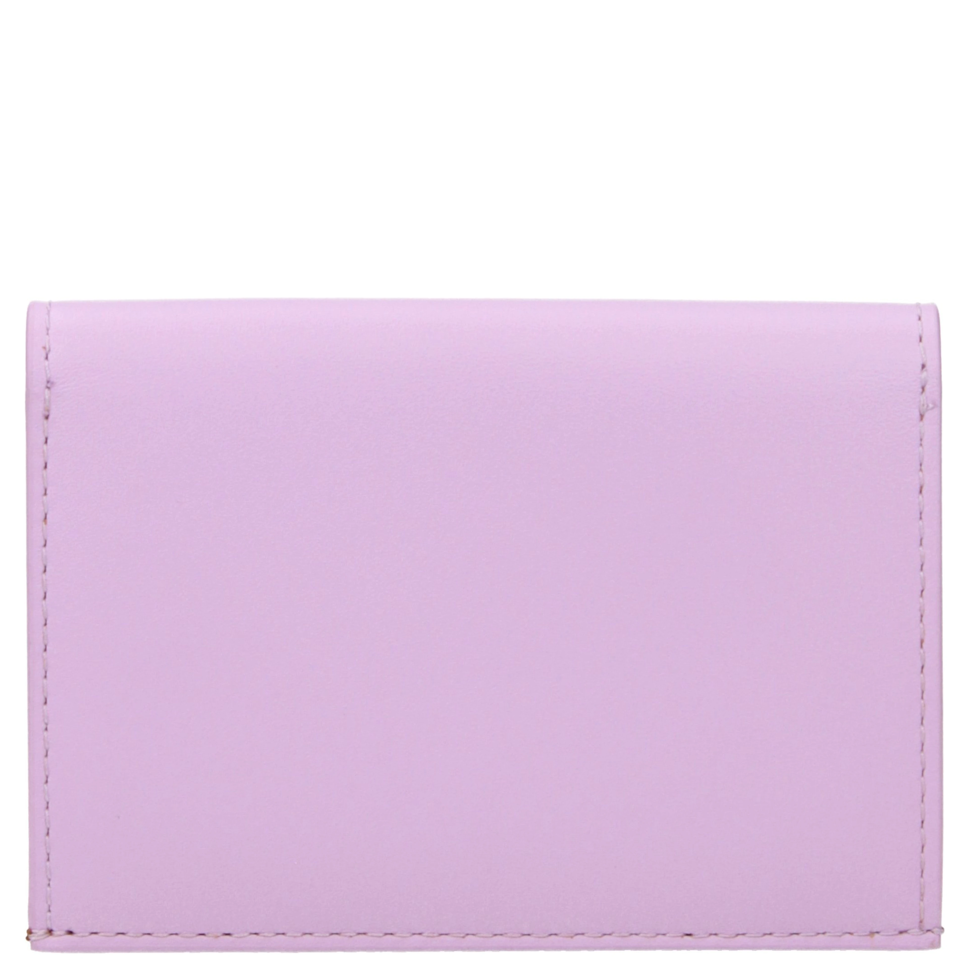 Pink Leather Cardholder