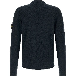 Blue Cotton Cardigan
