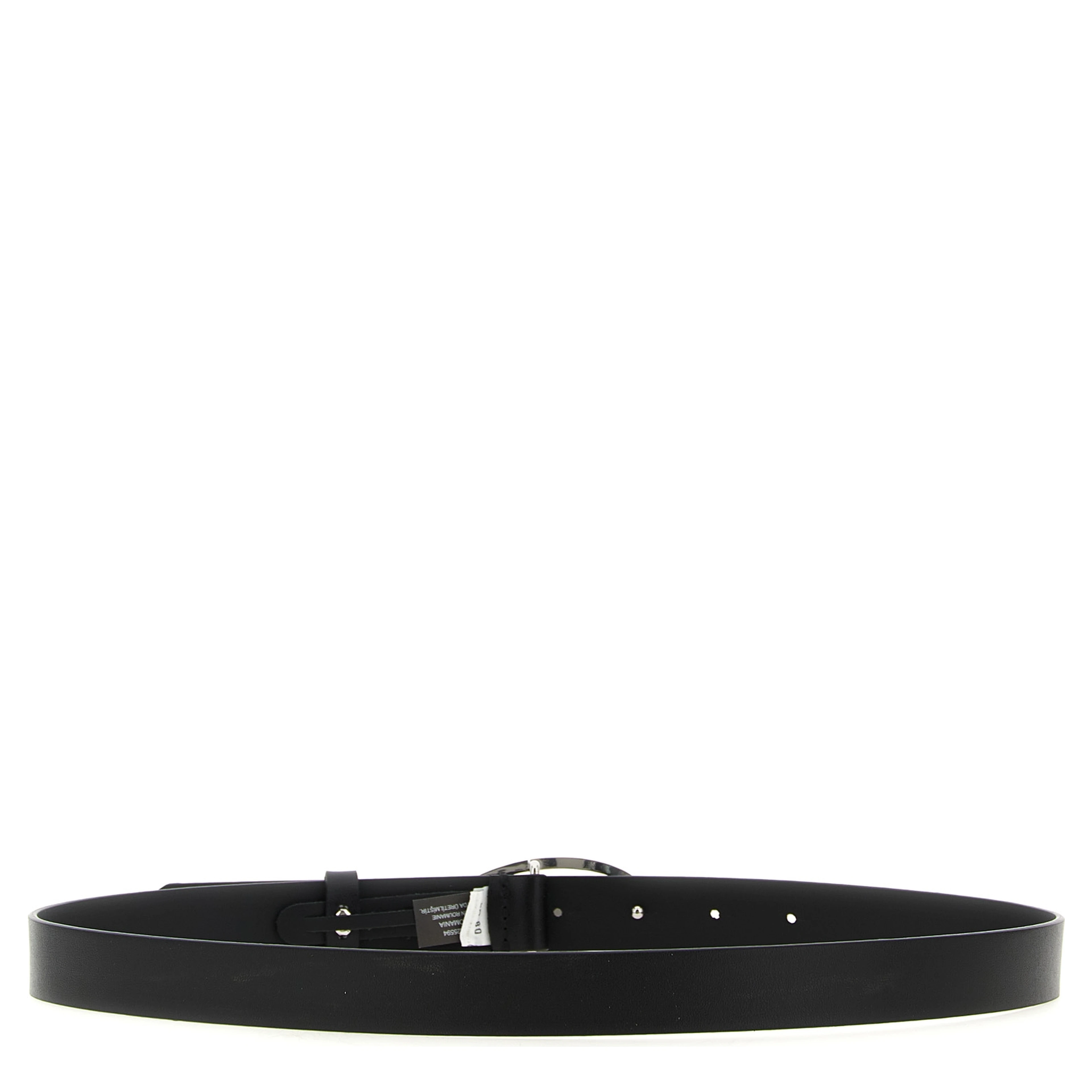 Black Other Fibres Regular Belt