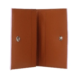 Pink Leather Cardholder