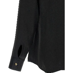 Black Acetate Blouse