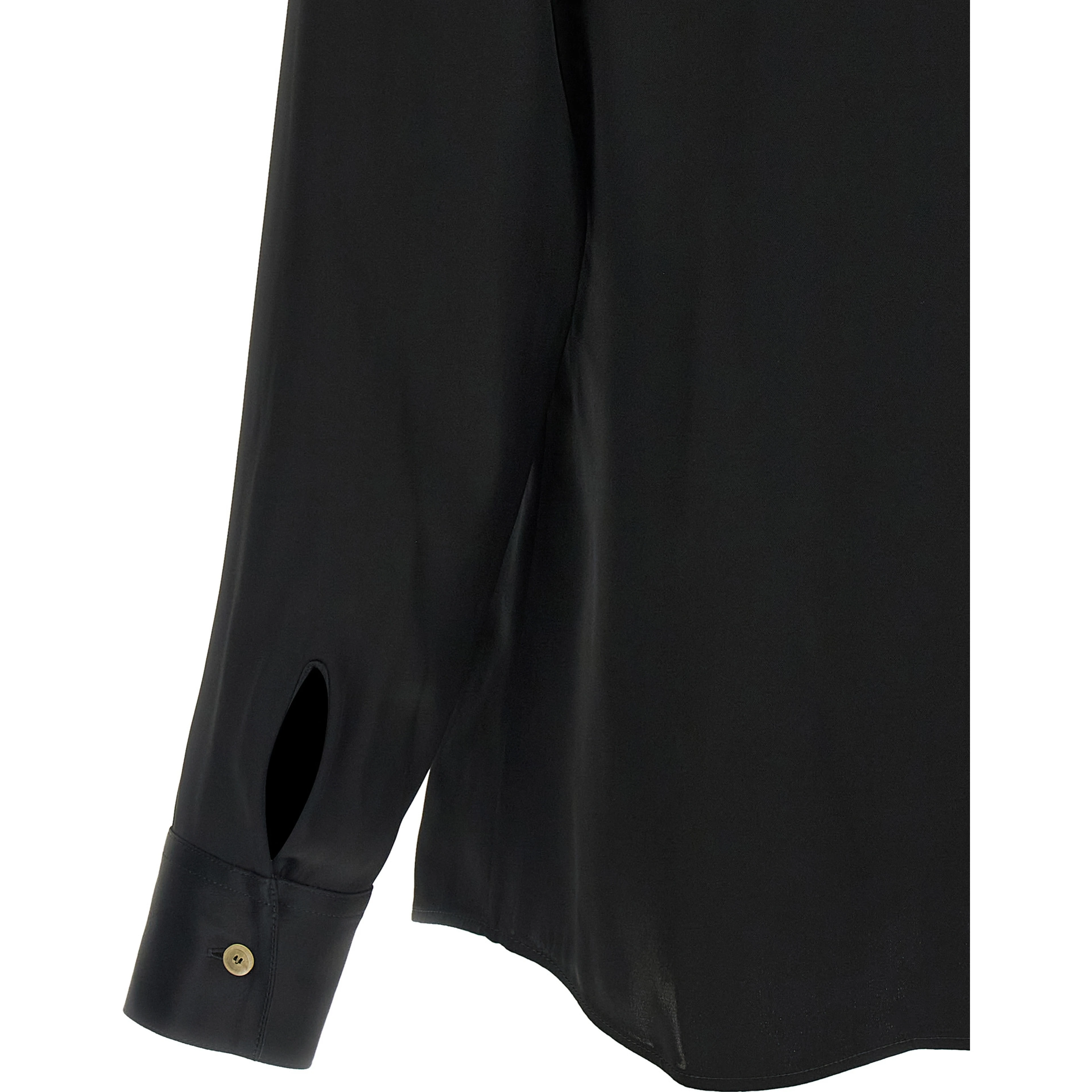 Black Acetate Blouse