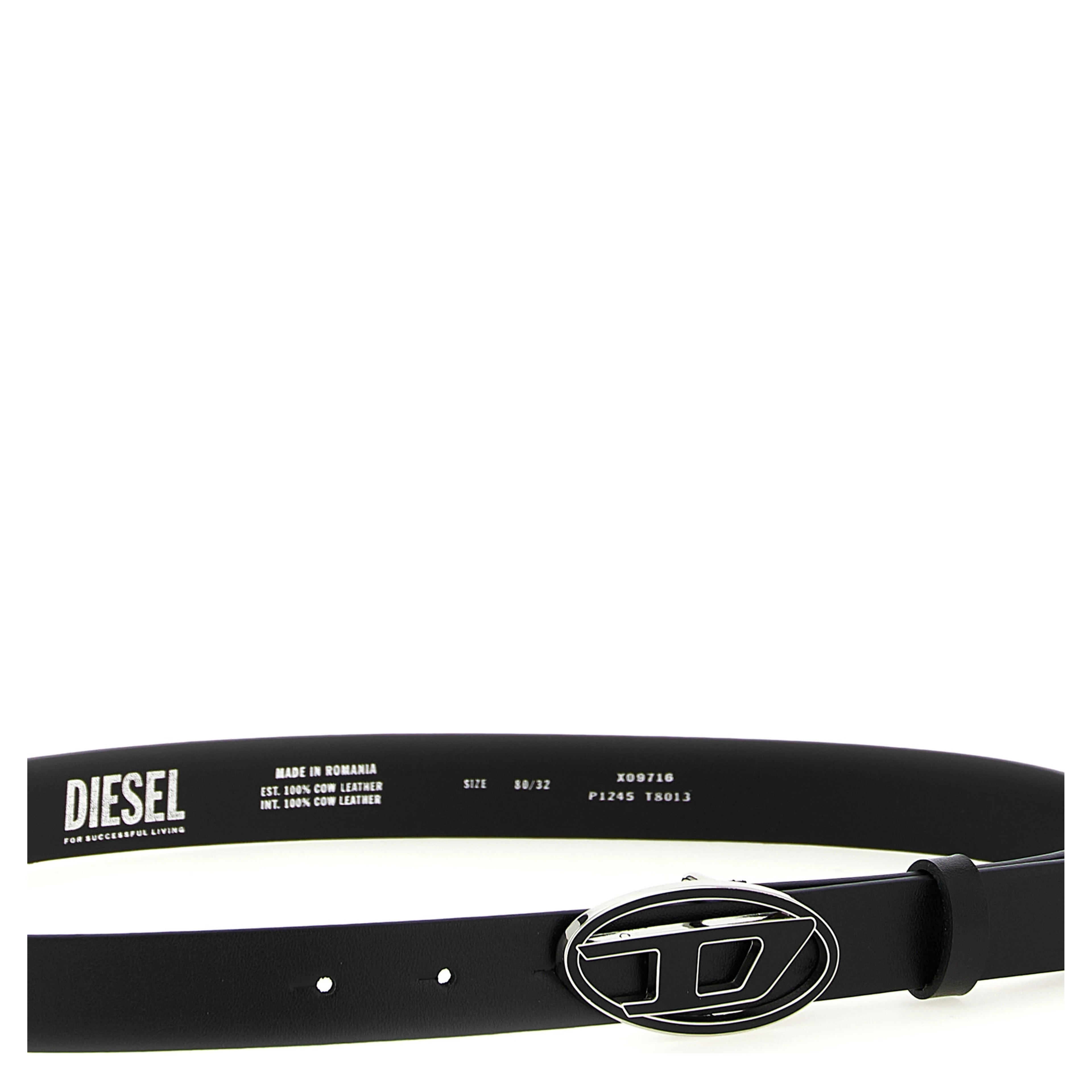 Black Other Fibres Regular Belt