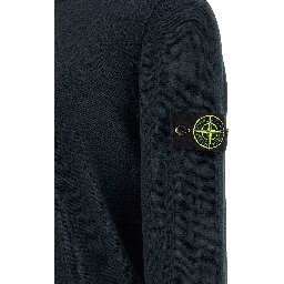 Blue Cotton Cardigan