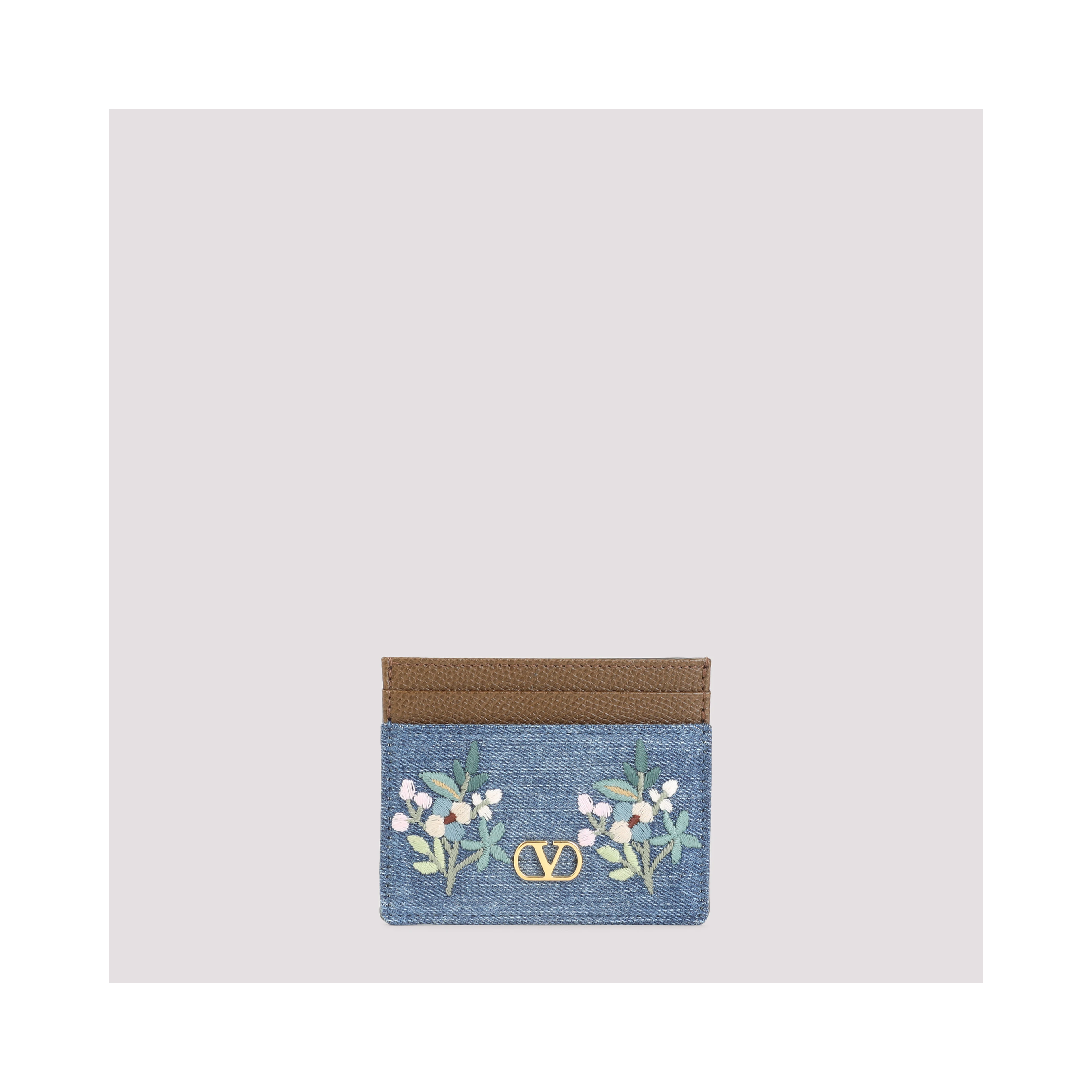 Valentino Garavani Cotton Credit Card Case
