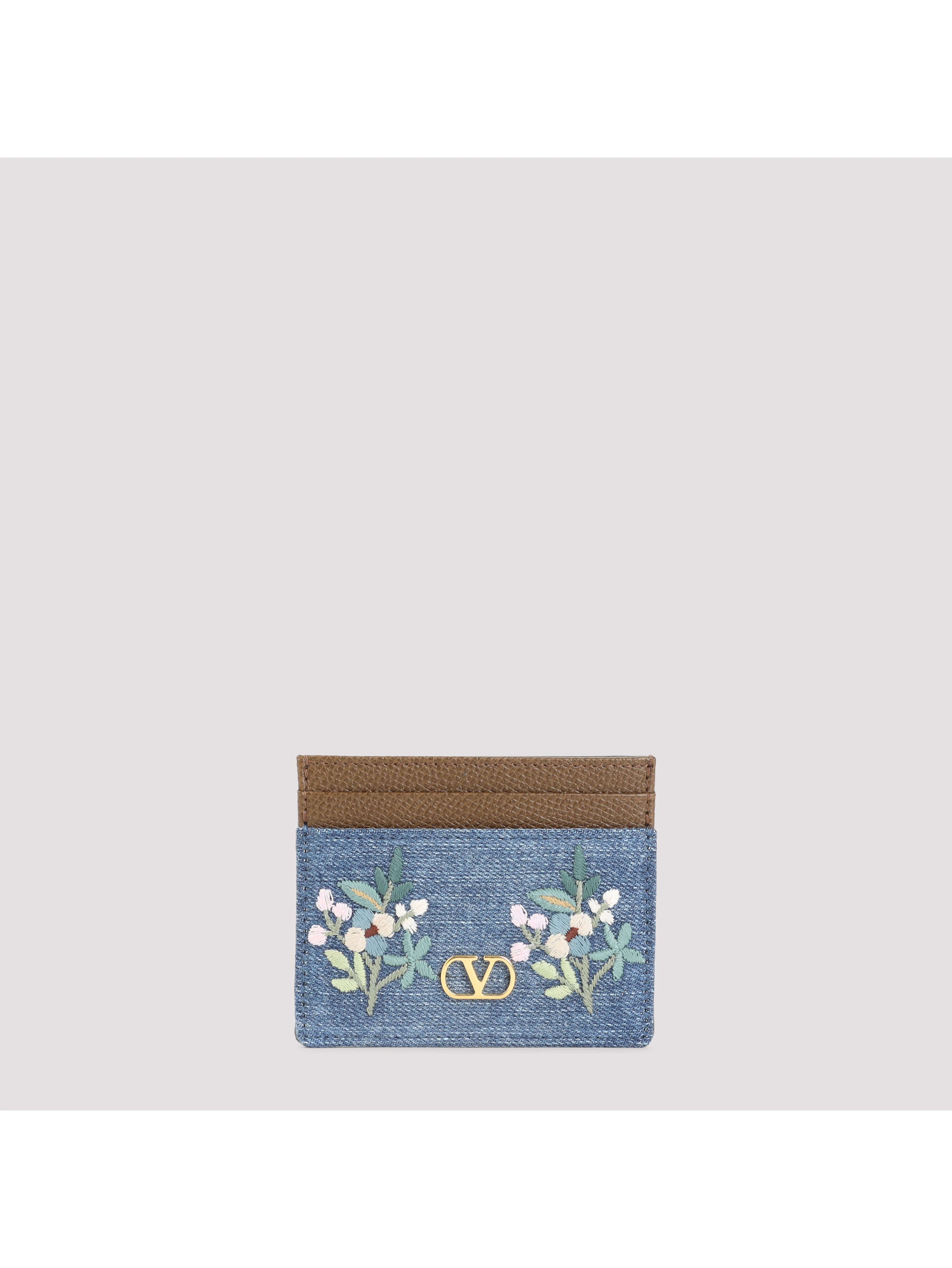 Valentino Garavani Cotton Credit Card Case