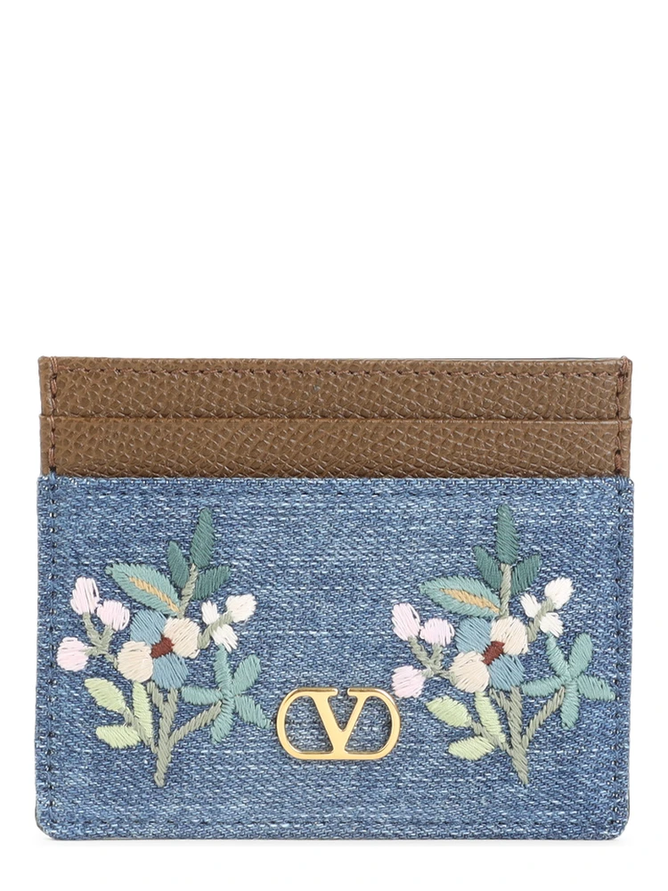 Valentino Garavani Cotton Credit Card Case alternative