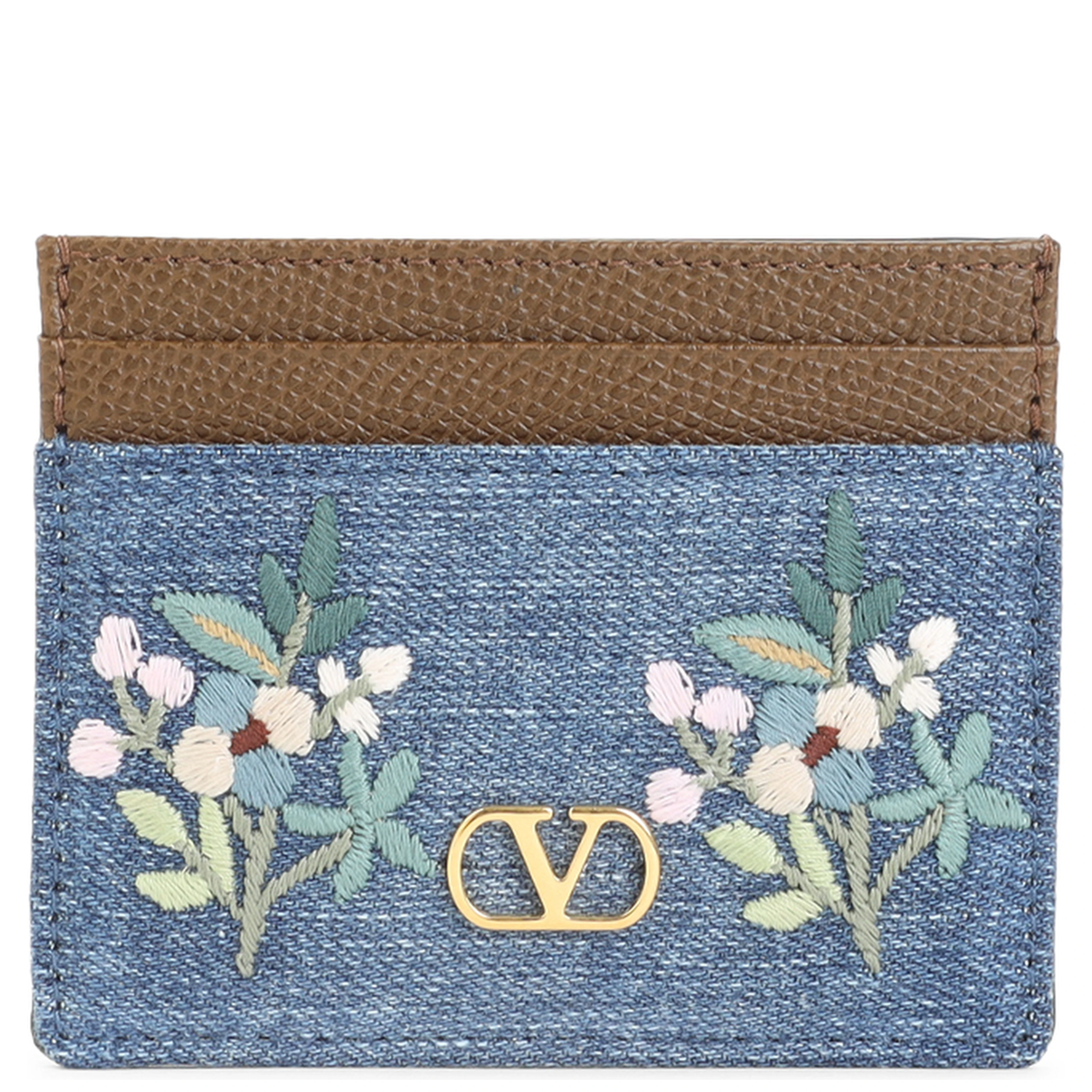 Valentino Garavani Cotton Credit Card Case