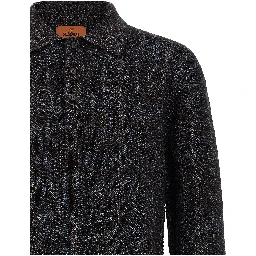 Multicolor Viscose Cardigan