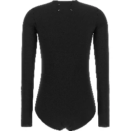 Black Polyamide Bodysuit