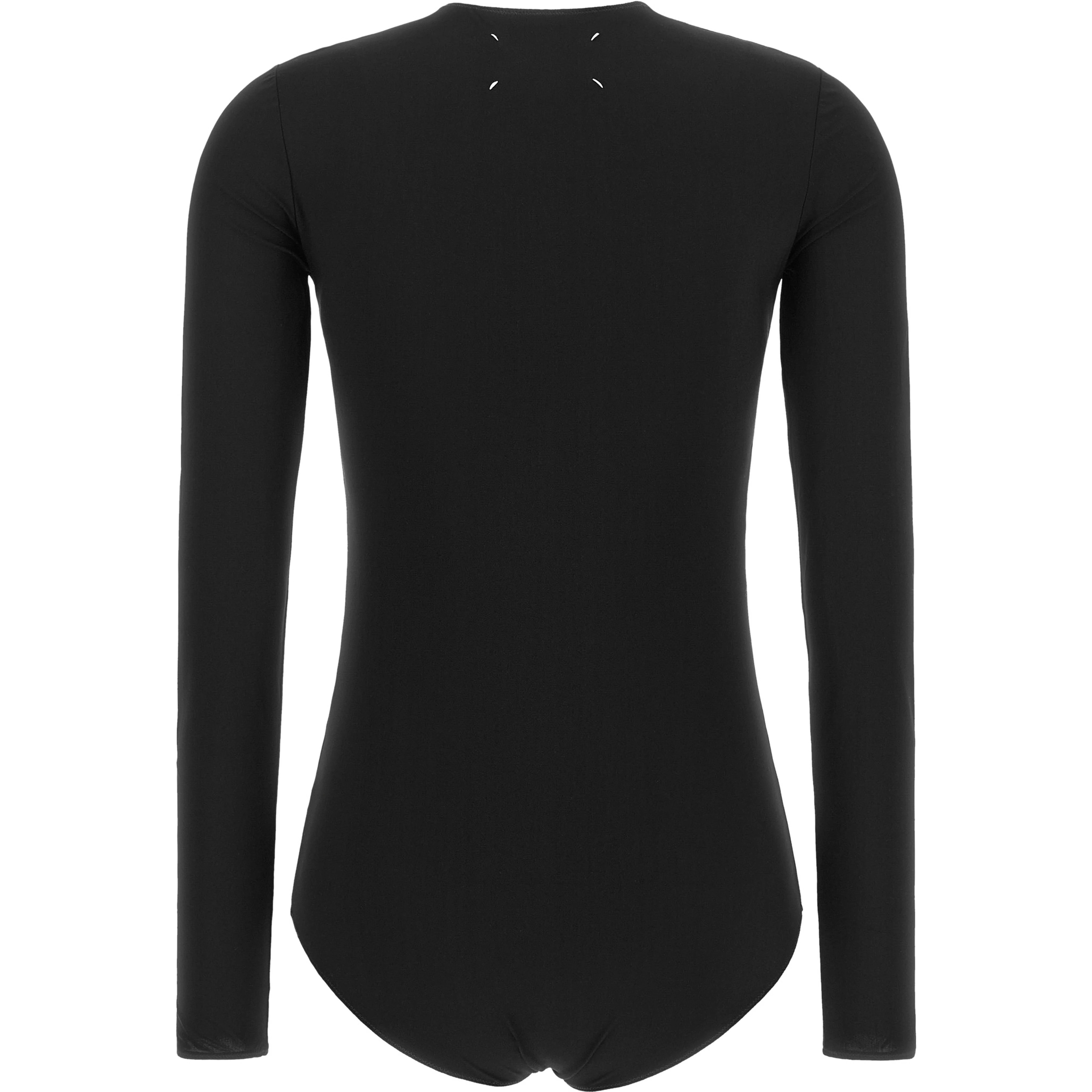 Black Polyamide Bodysuit