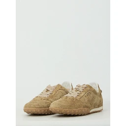 Cappuccino suede sneakers
