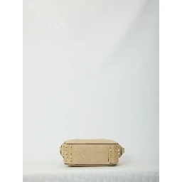 Metal Dots mini leather bag